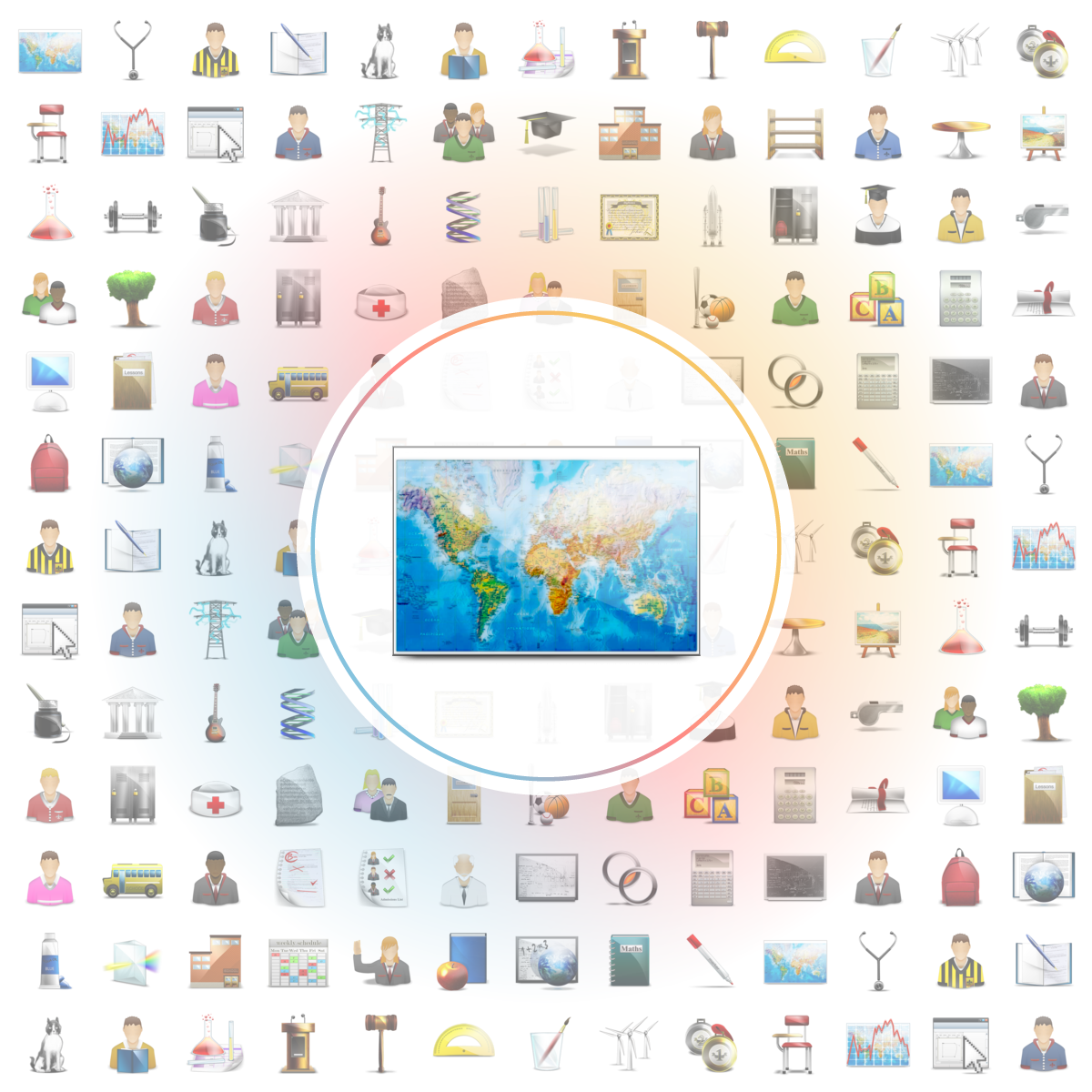 Geography Icon - Iconshock