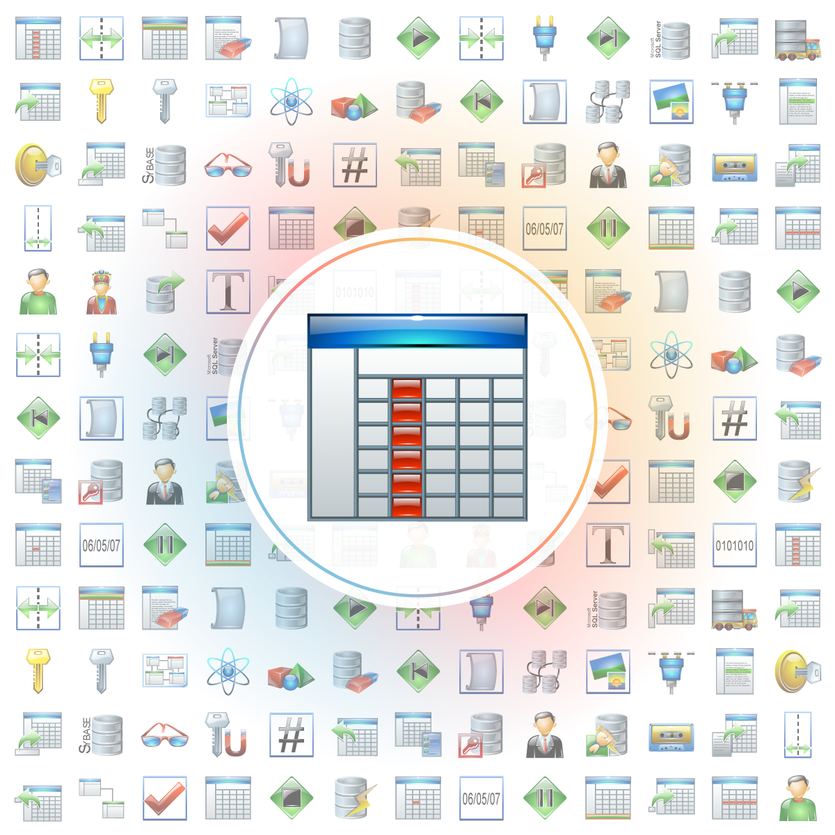 Column Icon - Iconshock