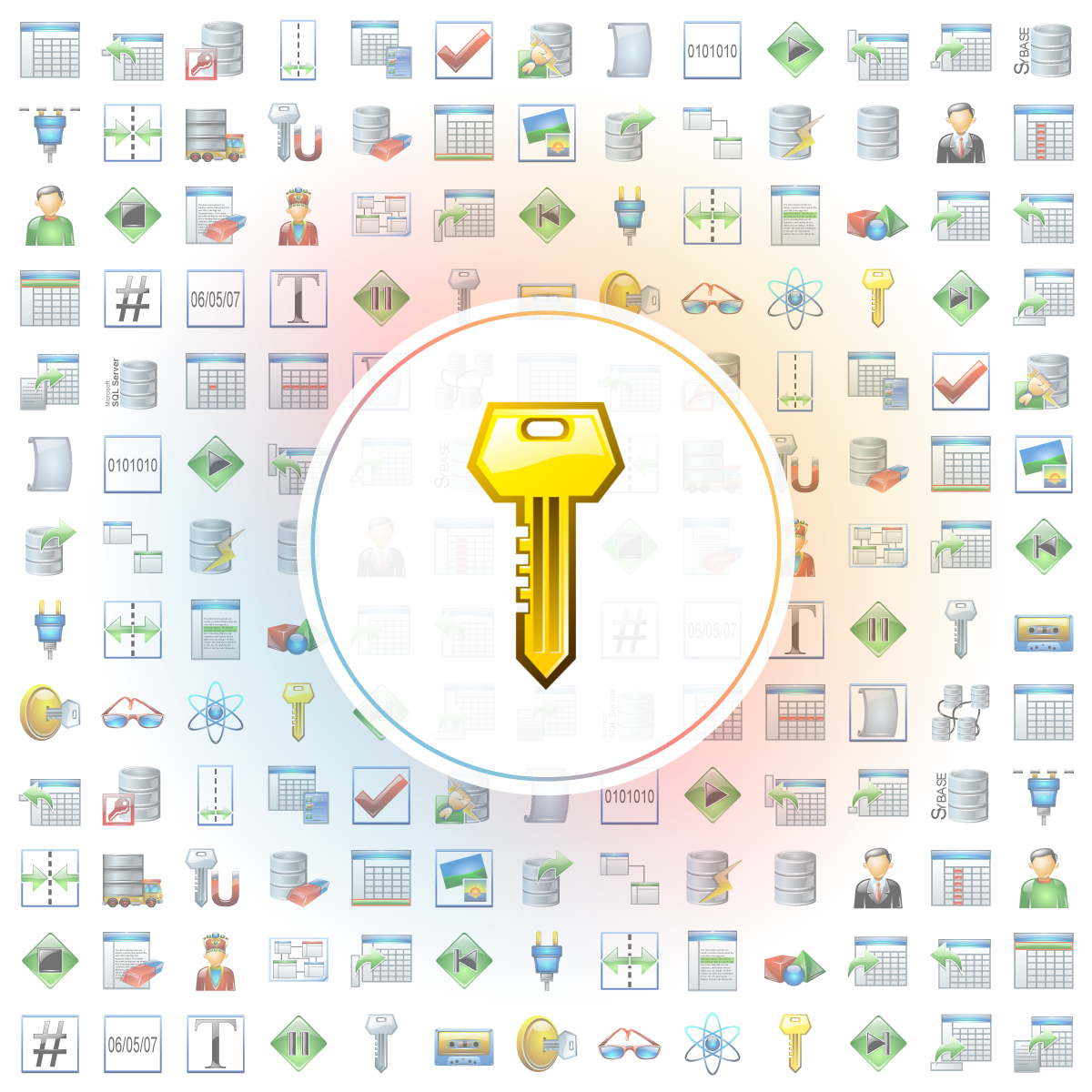 Primary key Icon - Iconshock
