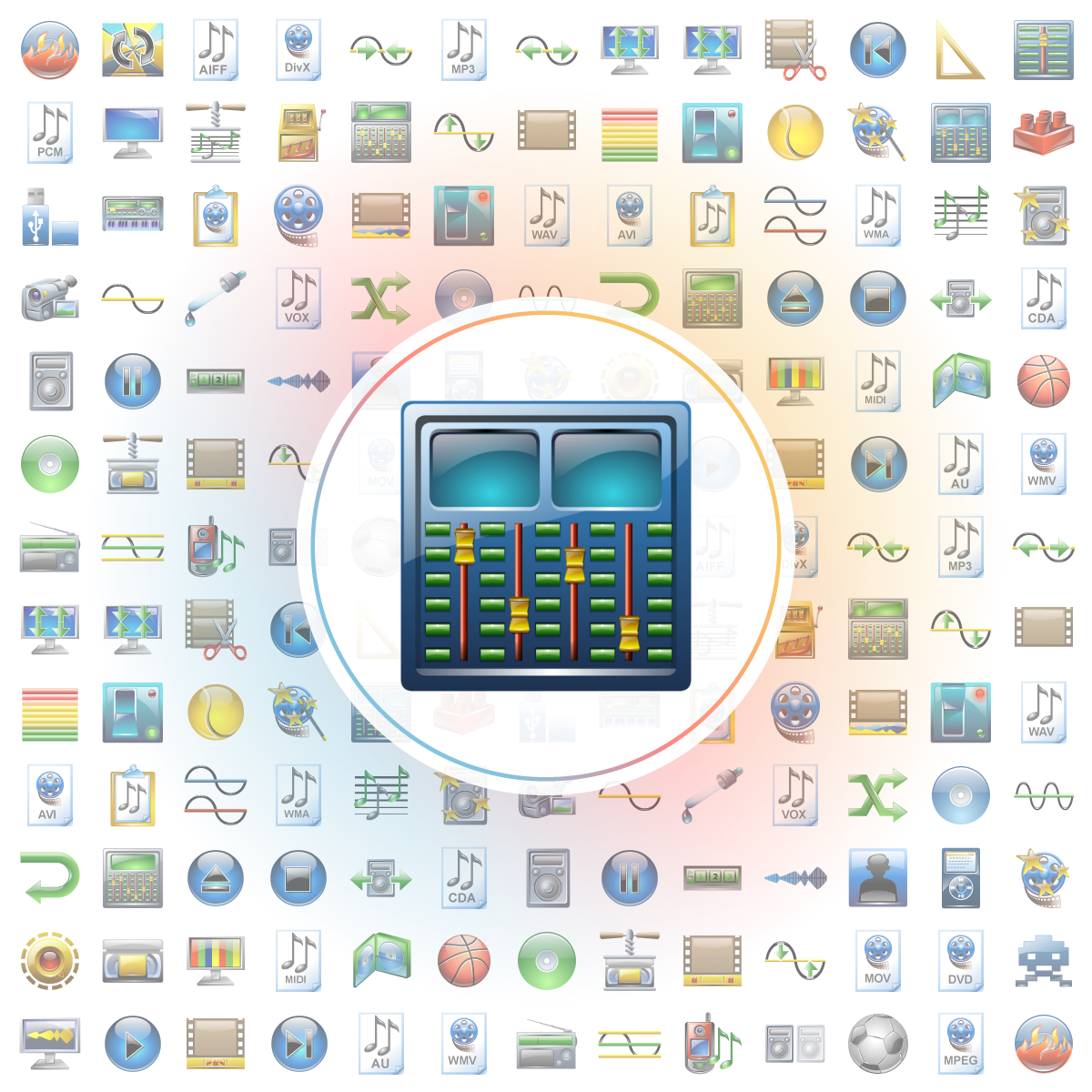 Video mixer Icon - Iconshock