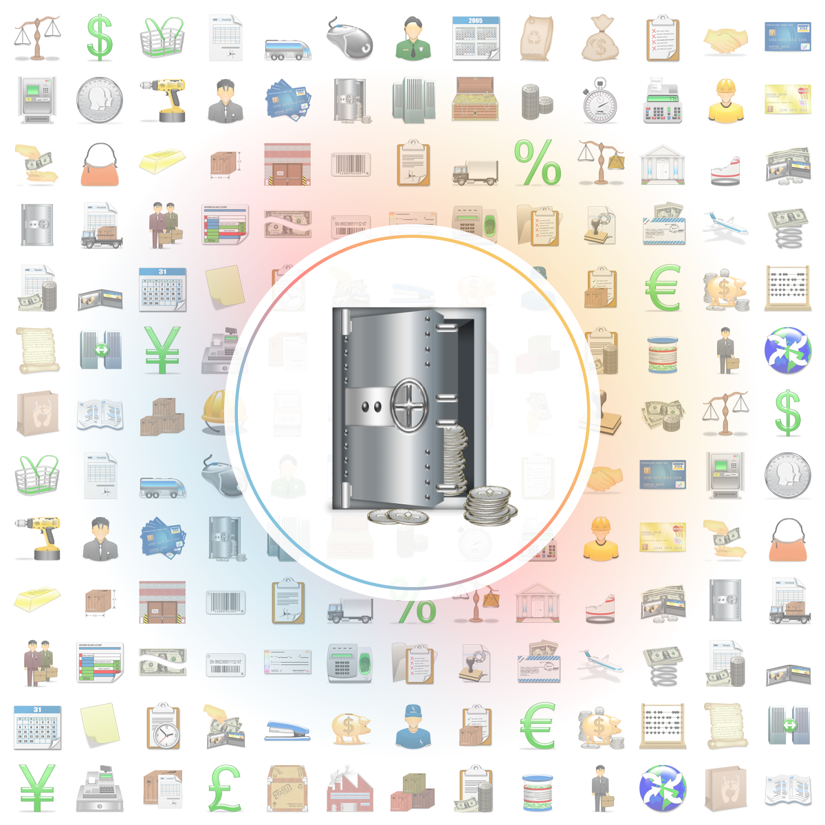 Open safety box Icon - Iconshock