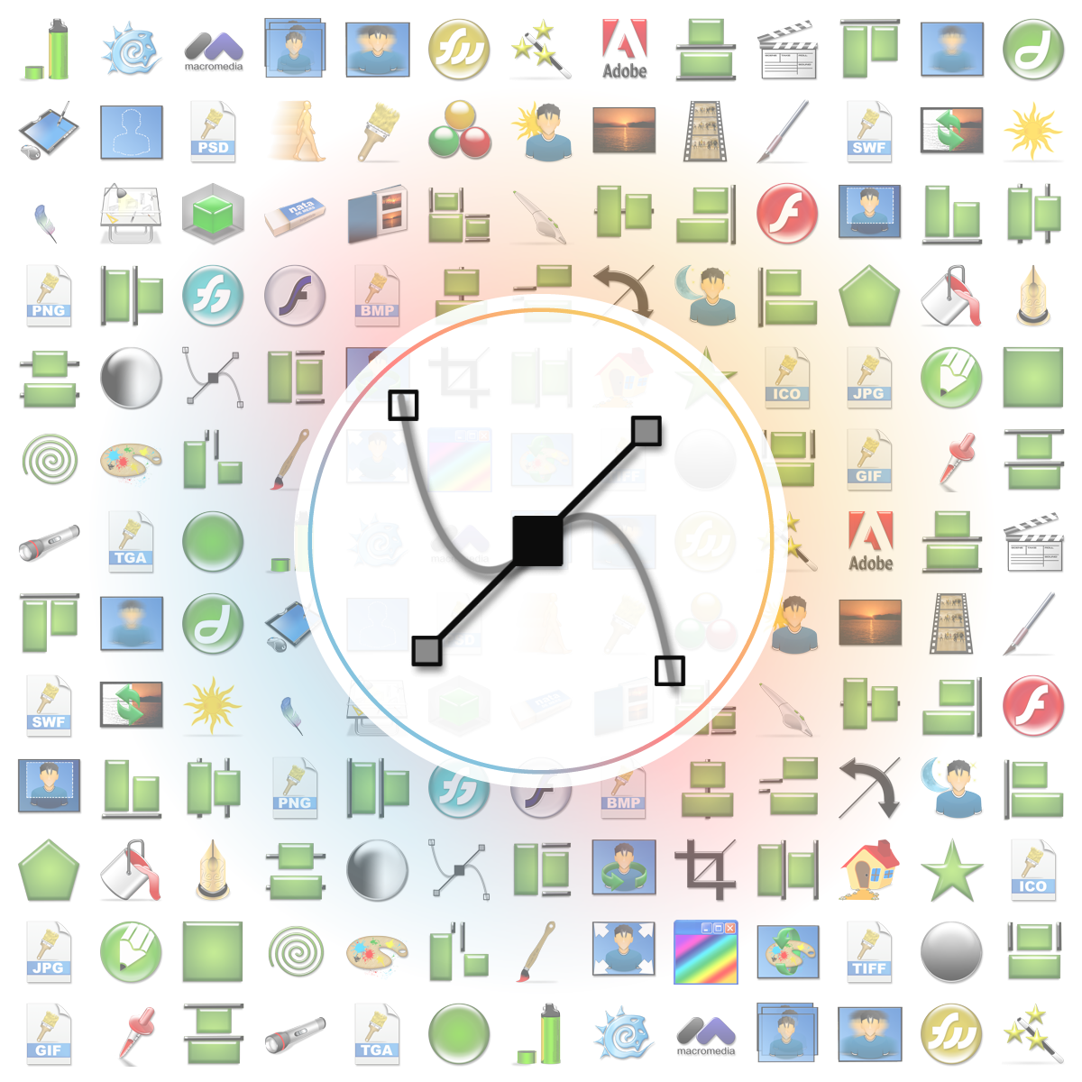 Bezier Icon - Iconshock
