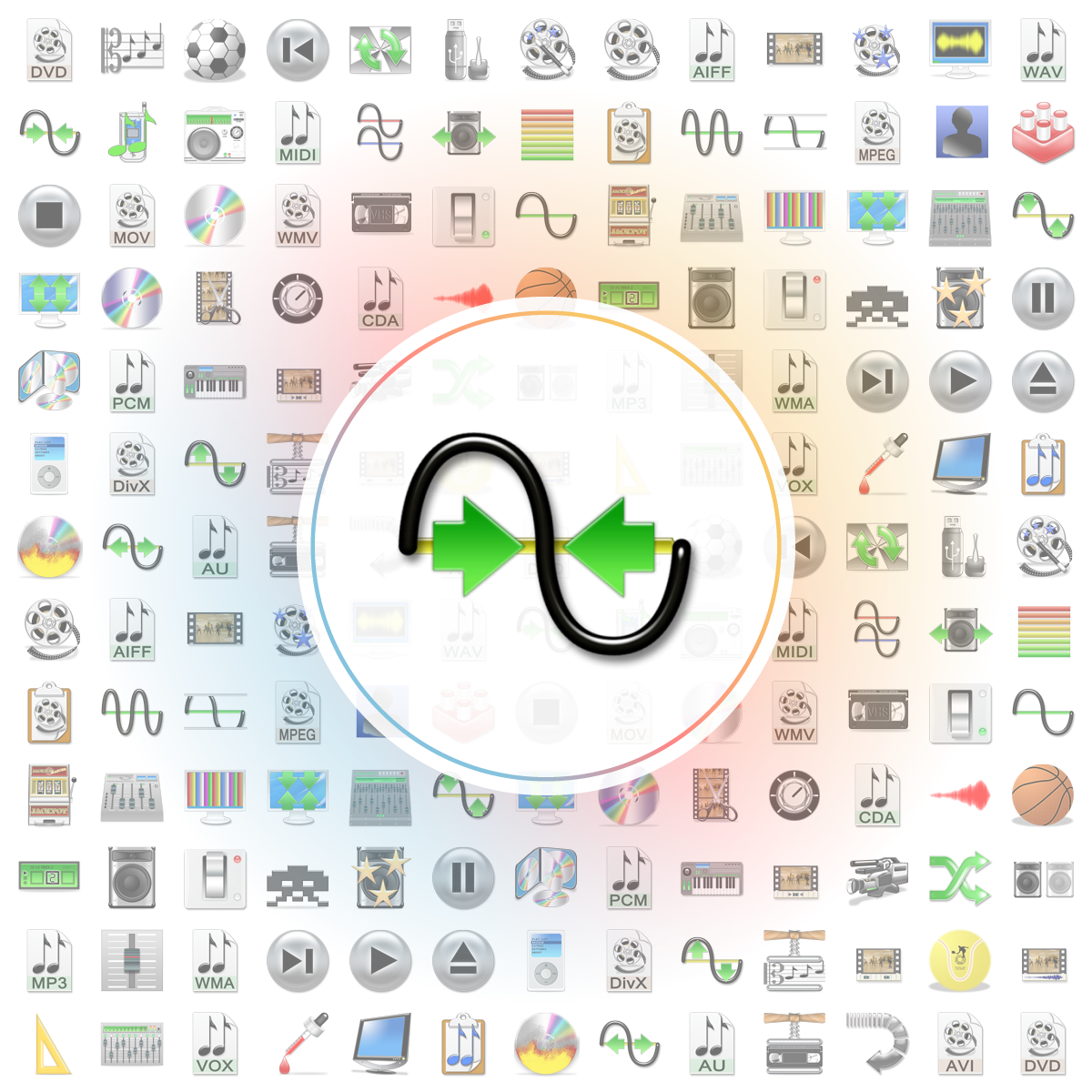 Wave reduce frequency Icon - Iconshock