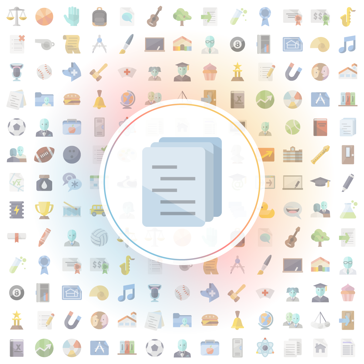 Curriculum Icon - Iconshock
