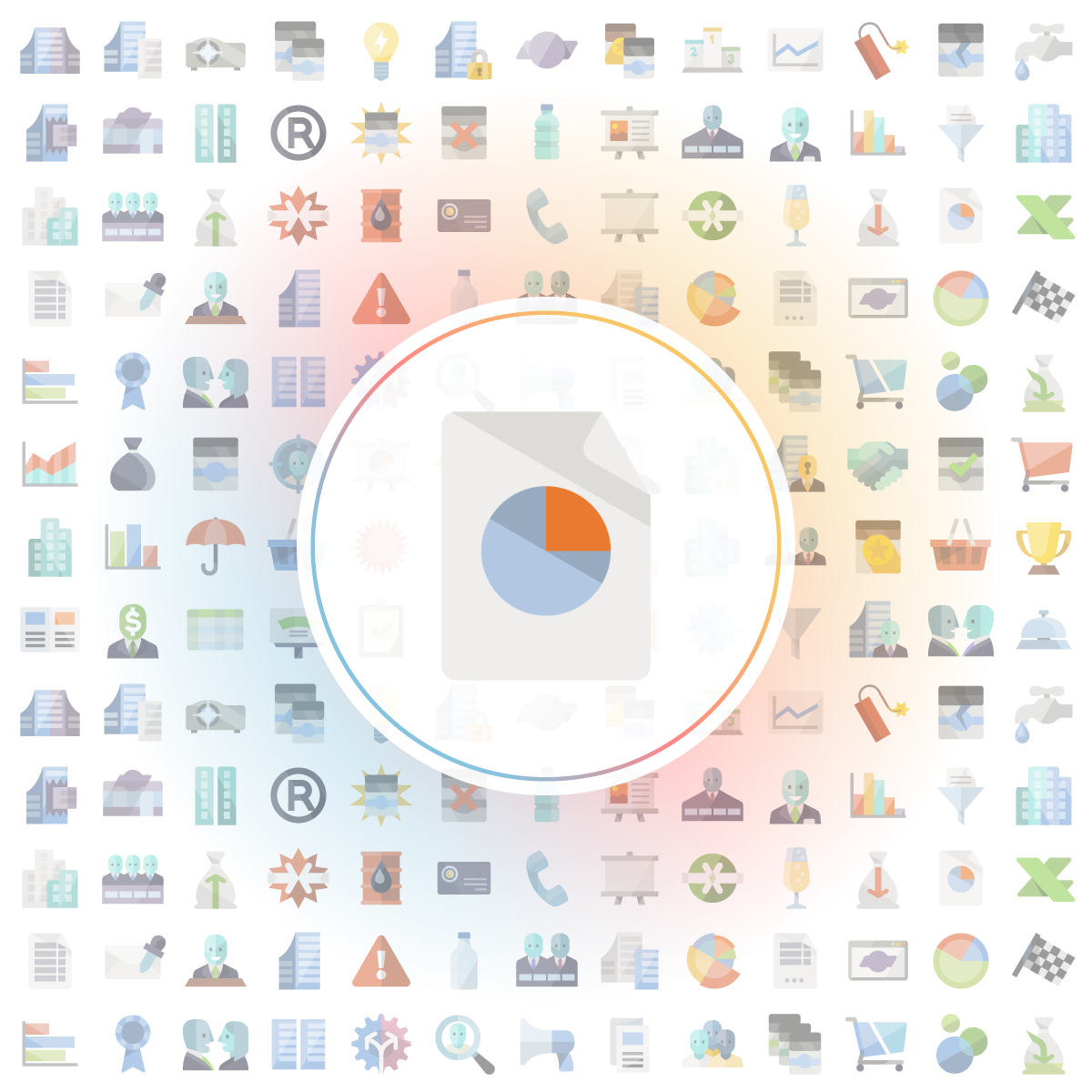 Graphic report Icon - Iconshock