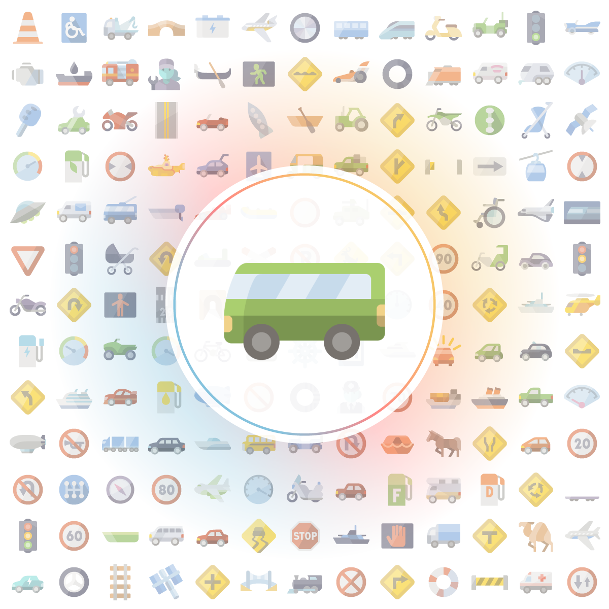 Bus Icon - Iconshock