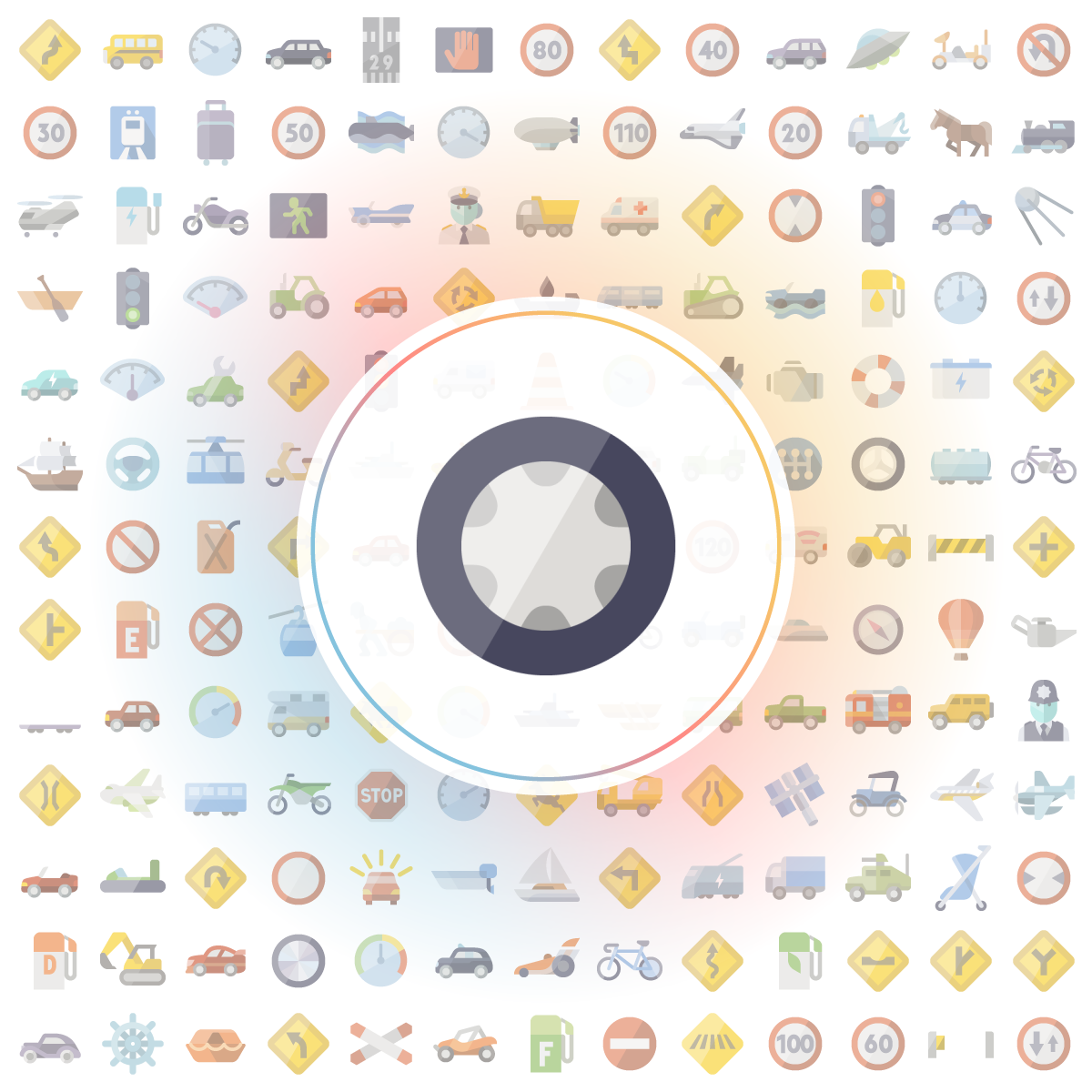 Wheel Icon - Iconshock
