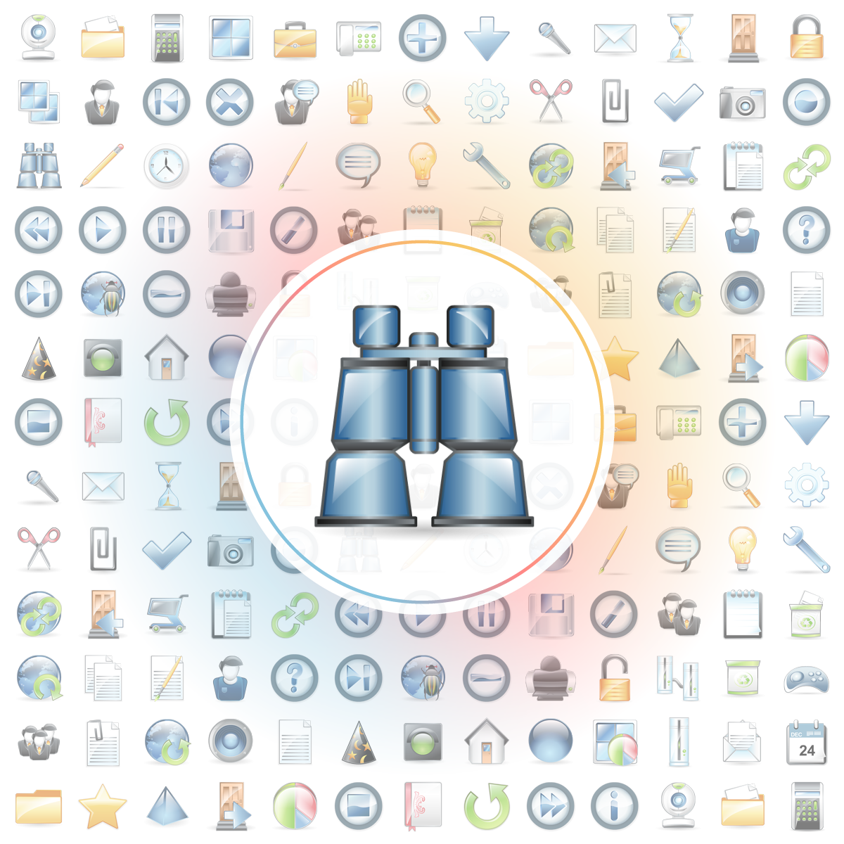 Binoculars Icon - Iconshock