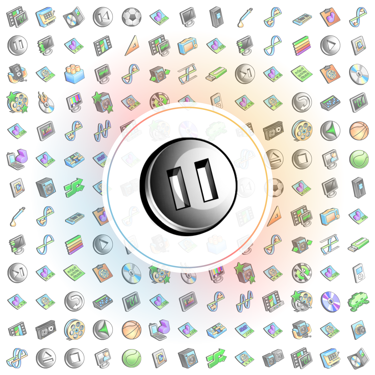 Pause Icon - Iconshock