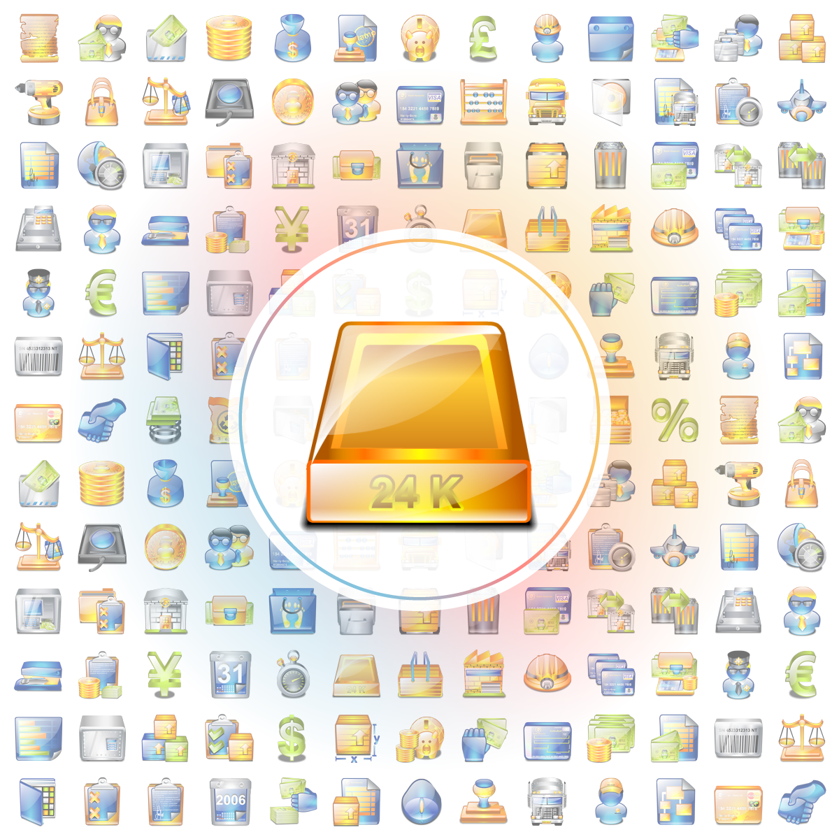 Gold Icon - Iconshock