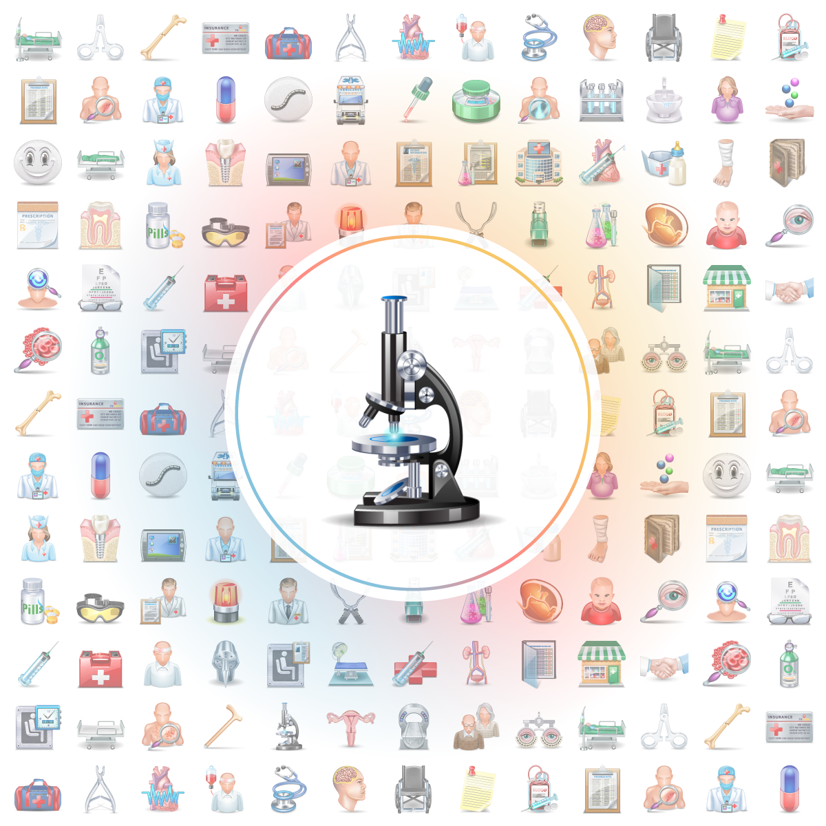 Microscope Icon - Iconshock