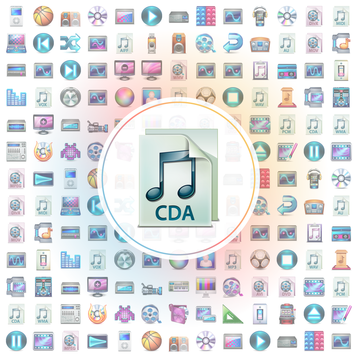 Cda file format Icon - Iconshock