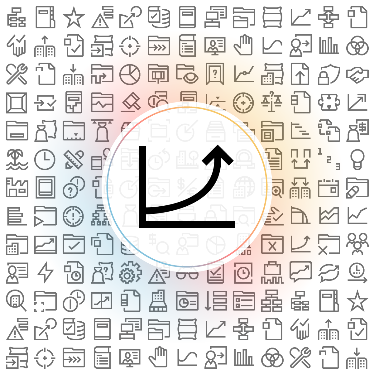 Acceleration graphic Icon - Iconshock
