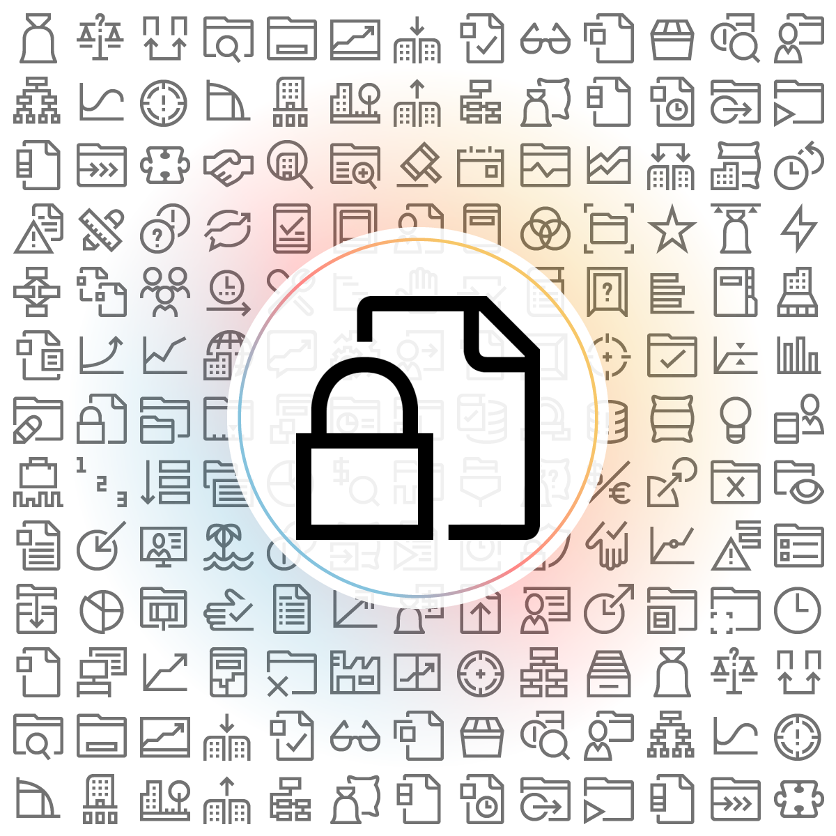 Private document Icon - Iconshock