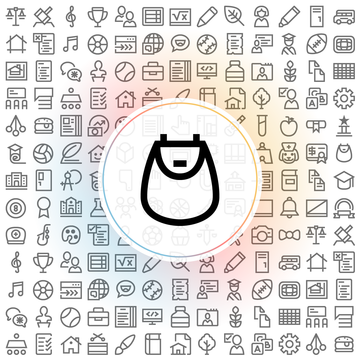 Backpack Icon - Iconshock