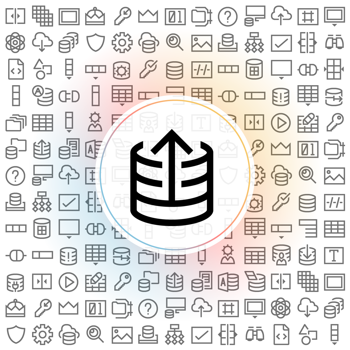 Database export Icon - Iconshock