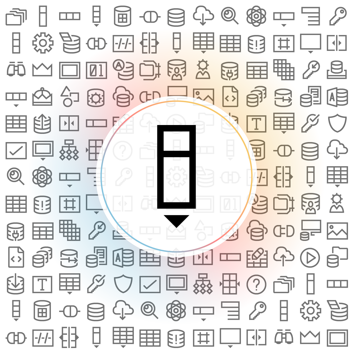 Insert column2 Icon - Iconshock