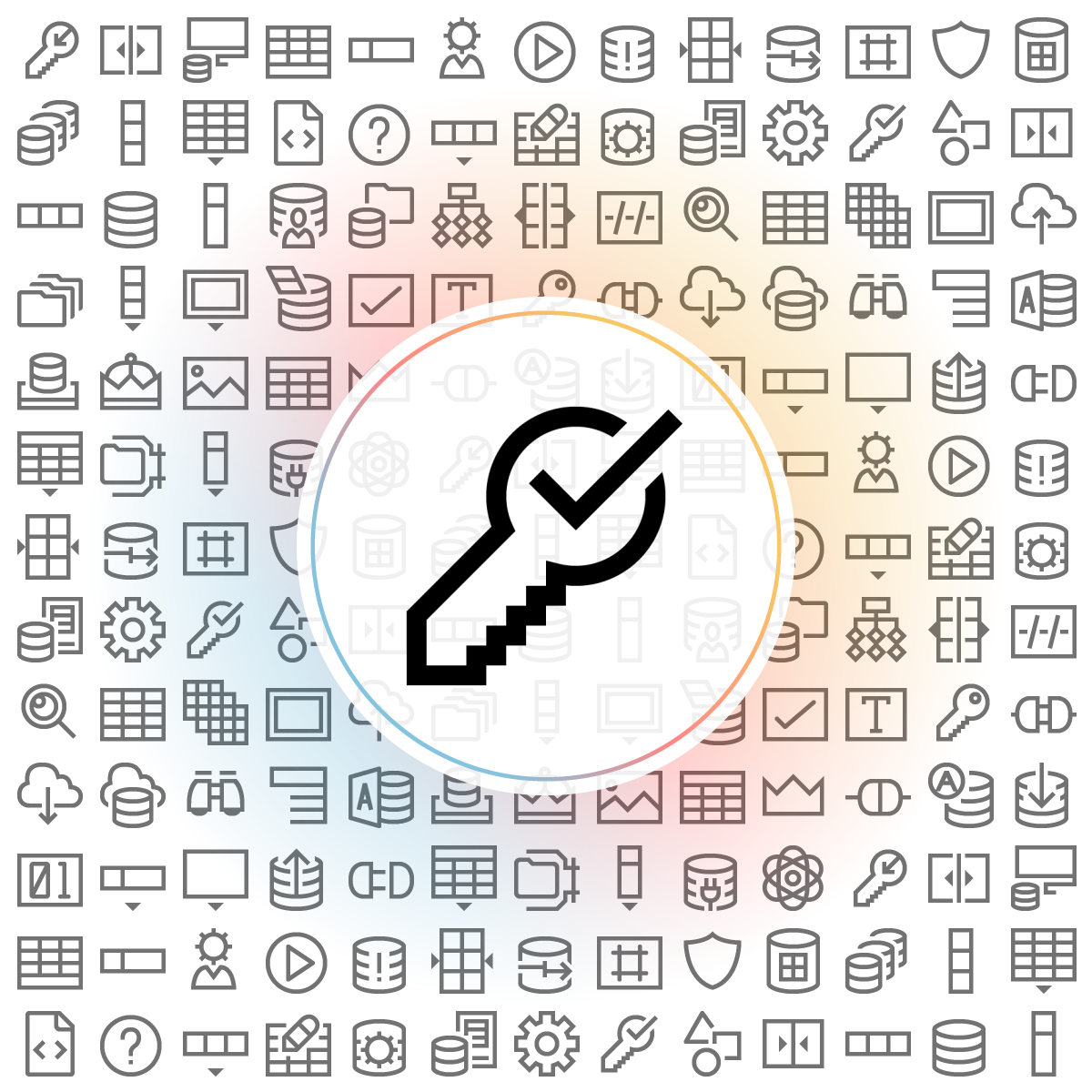Primary key Icon - Iconshock