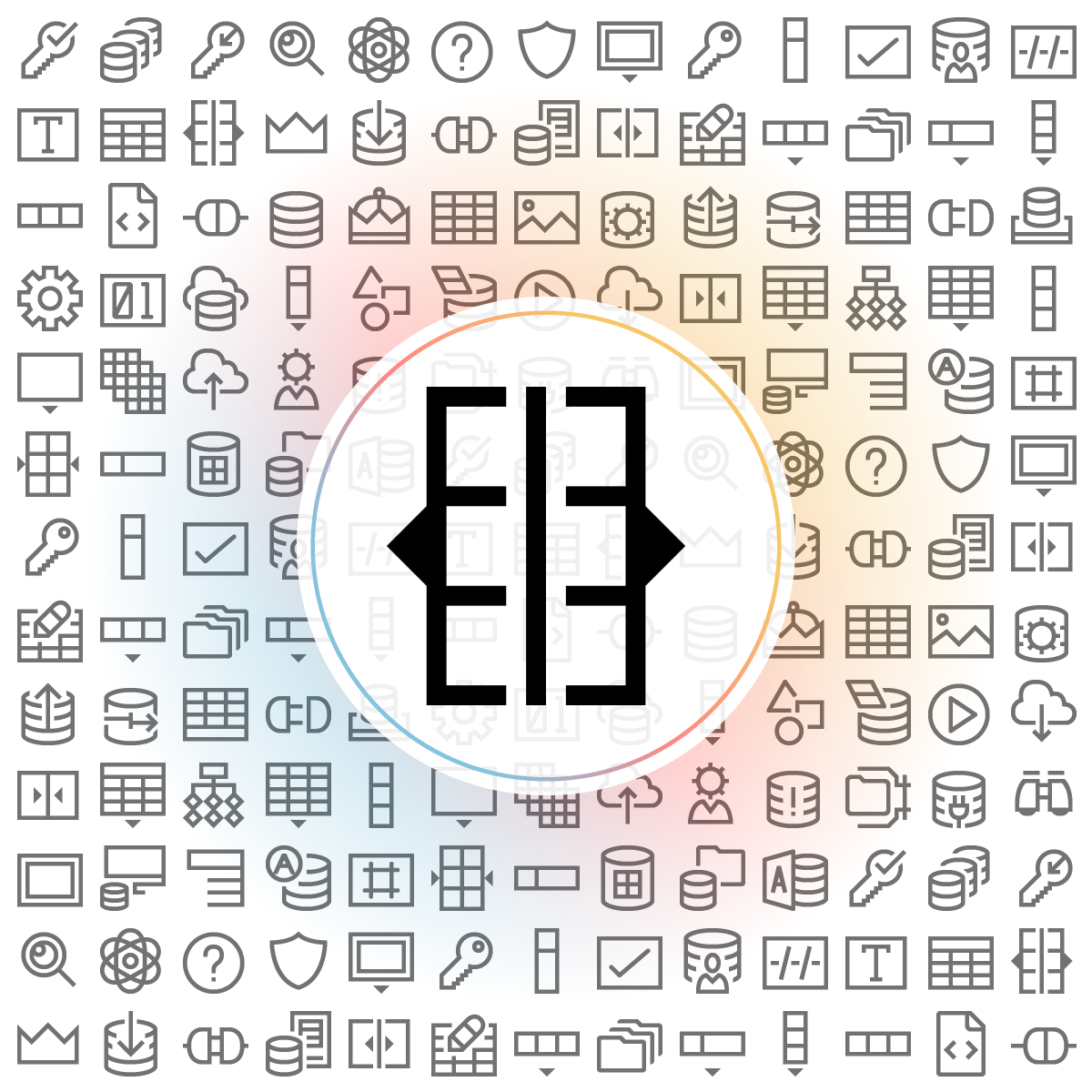 Split columns Icon - Iconshock