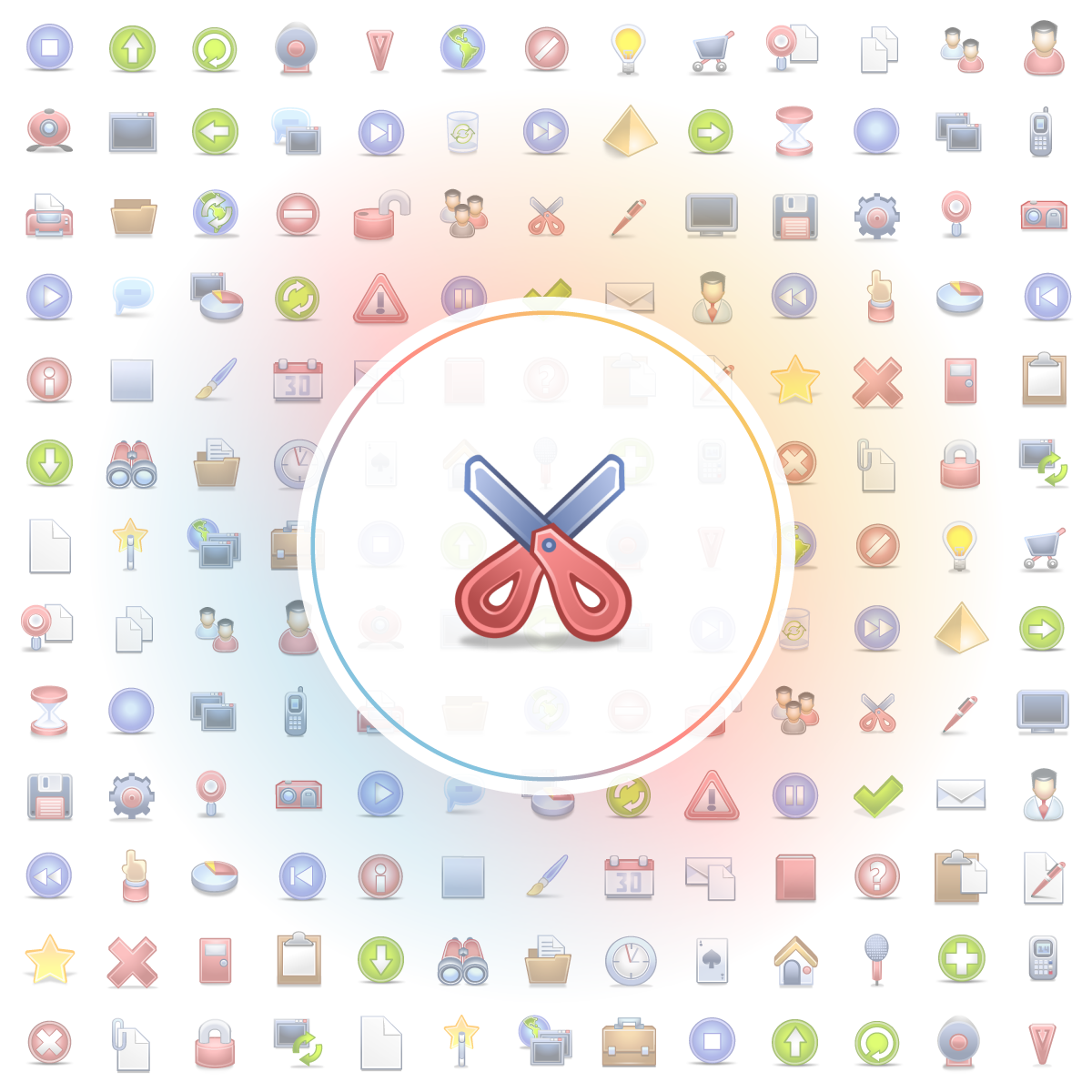 Scissors Icon - Iconshock