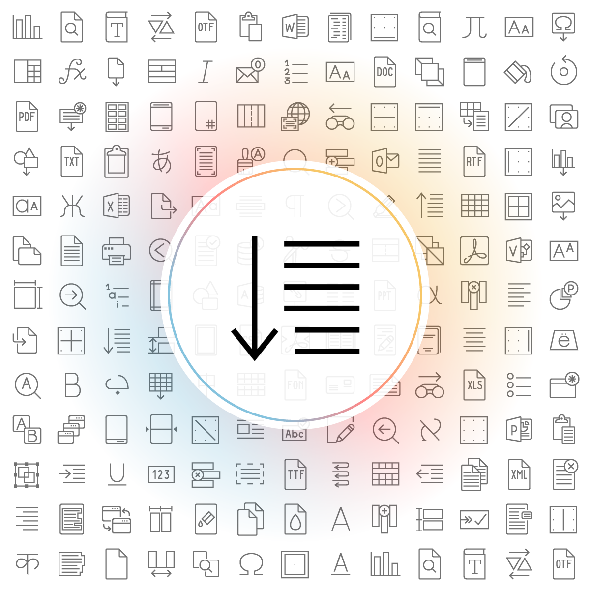 Sort descending Icons - Iconshock