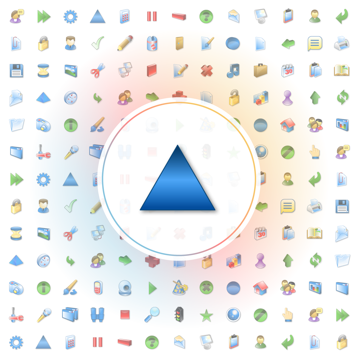Triangle Icon - Iconshock