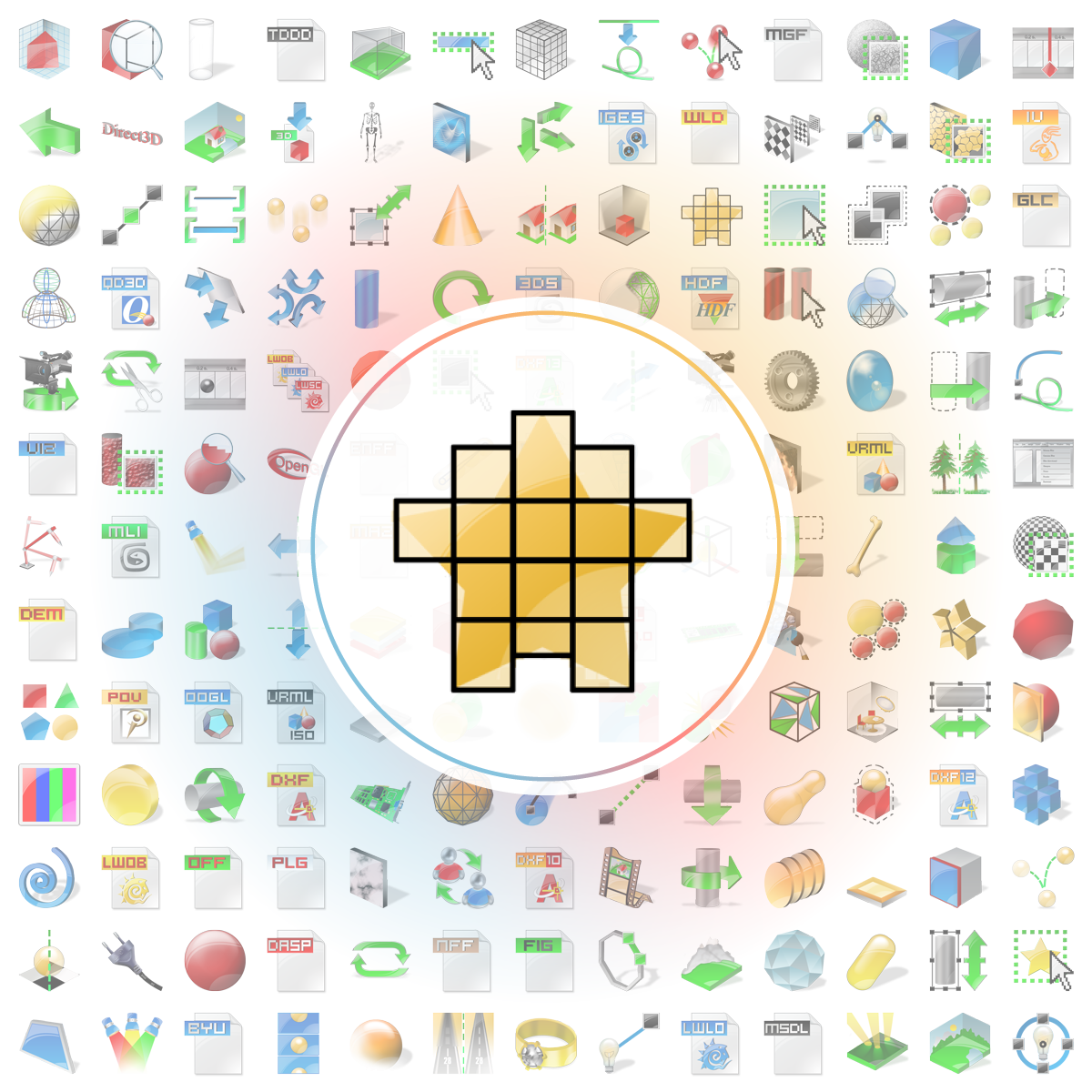 Rasterization Icon - Iconshock