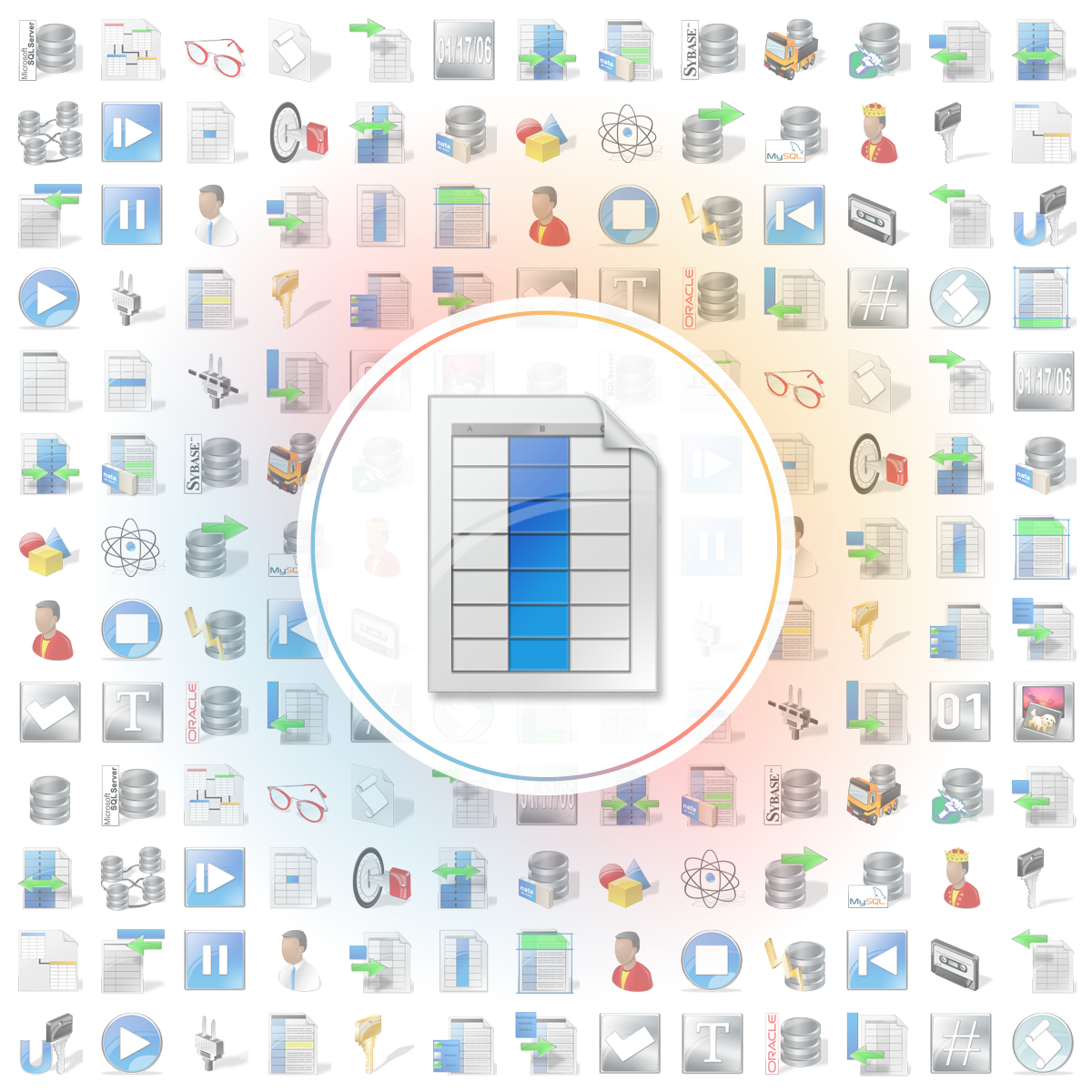 Column Icon - Iconshock