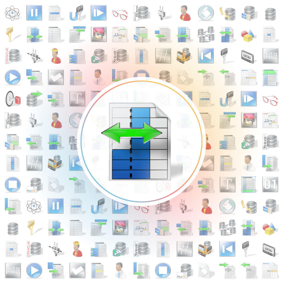 Split cells Icon - Iconshock