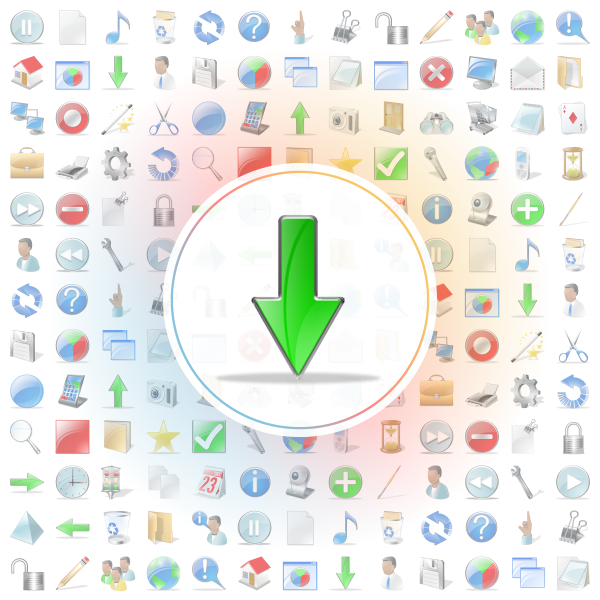 Down Icon - Iconshock