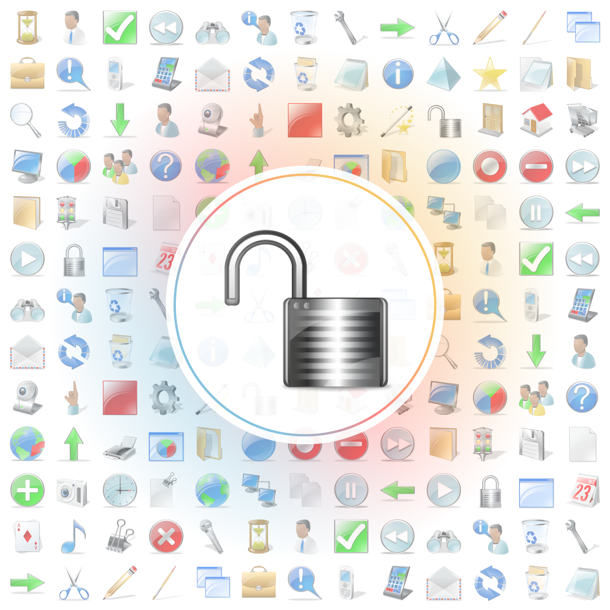 Unlock Icon - Iconshock