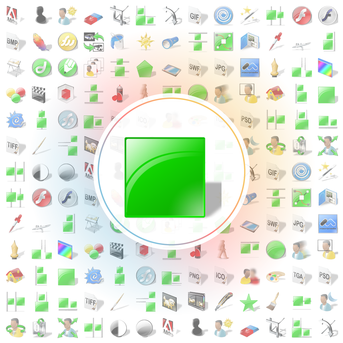 Square Icon - Iconshock