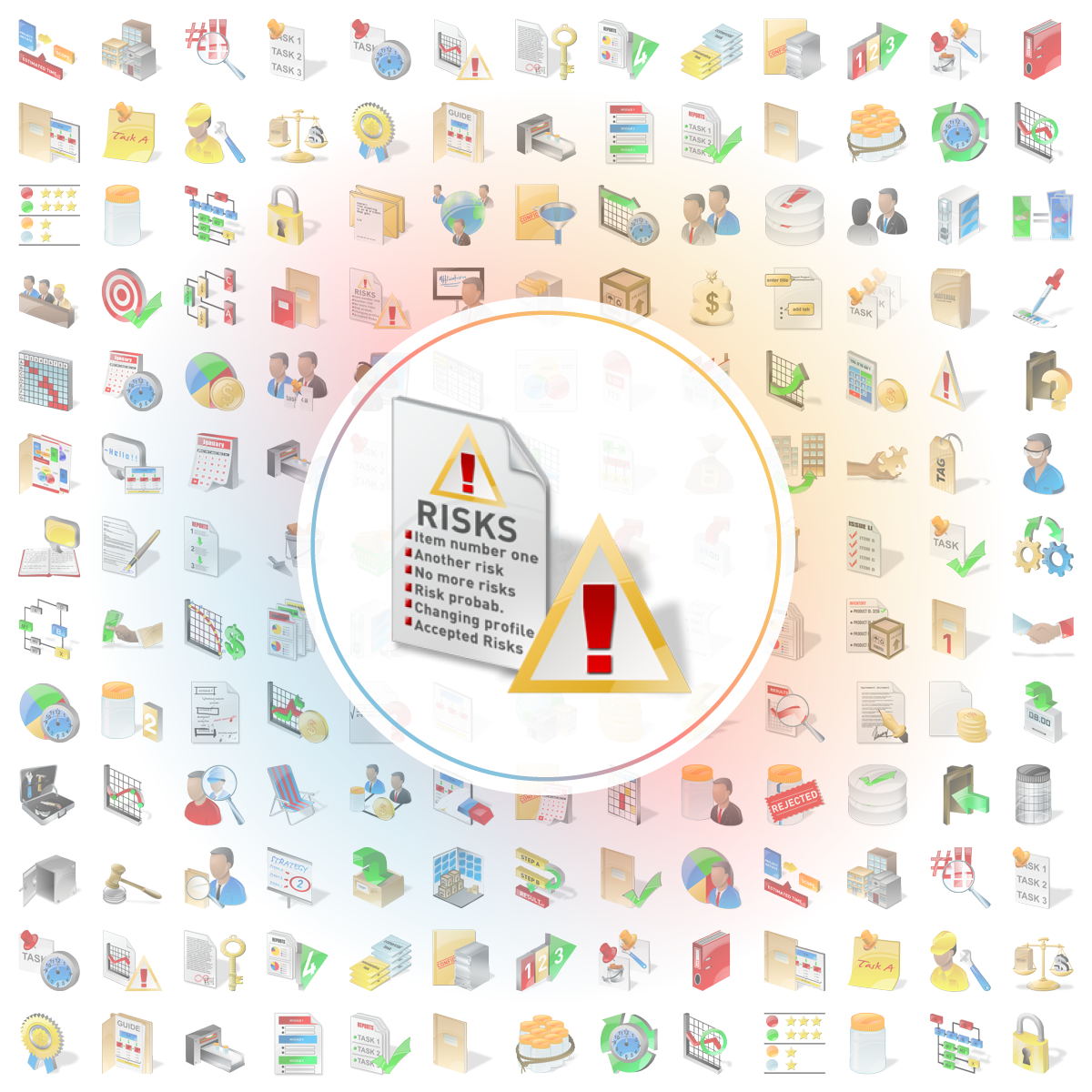 Risk register Icon - Iconshock