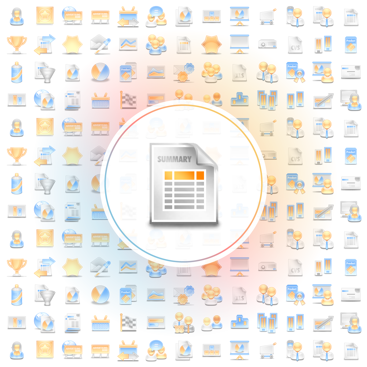 Summary Icon - Iconshock