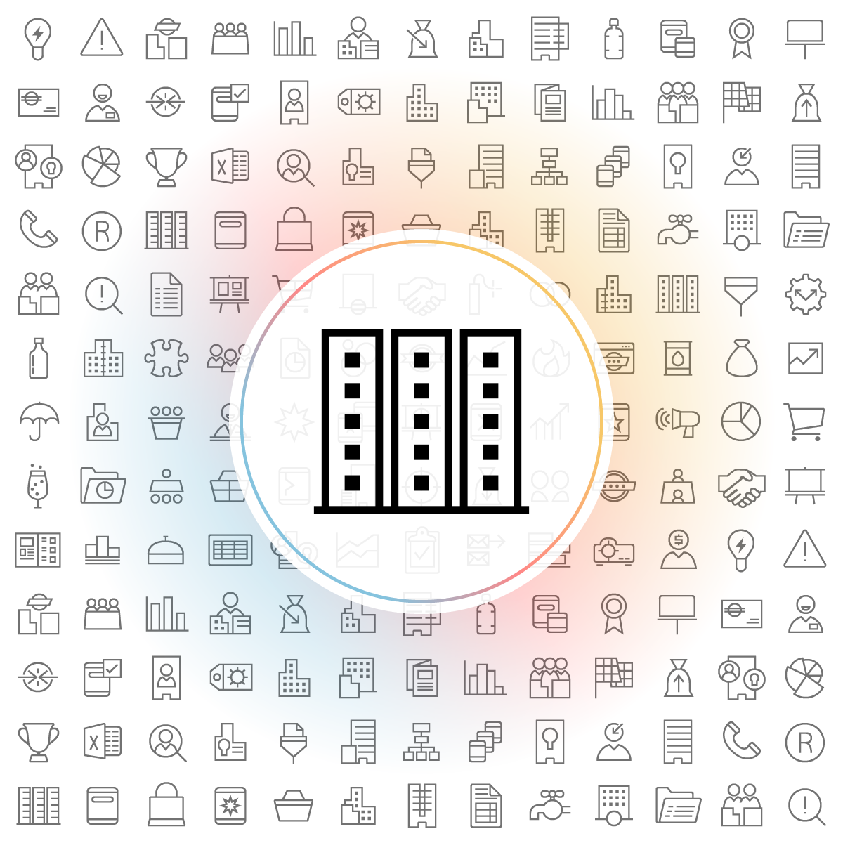 Building Icons - Iconshock