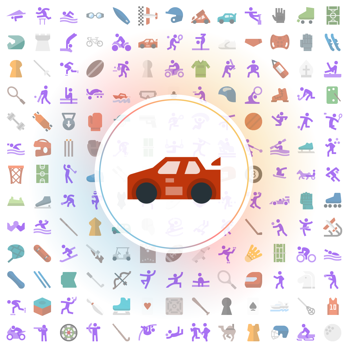 Nascar racing car Icon - Iconshock