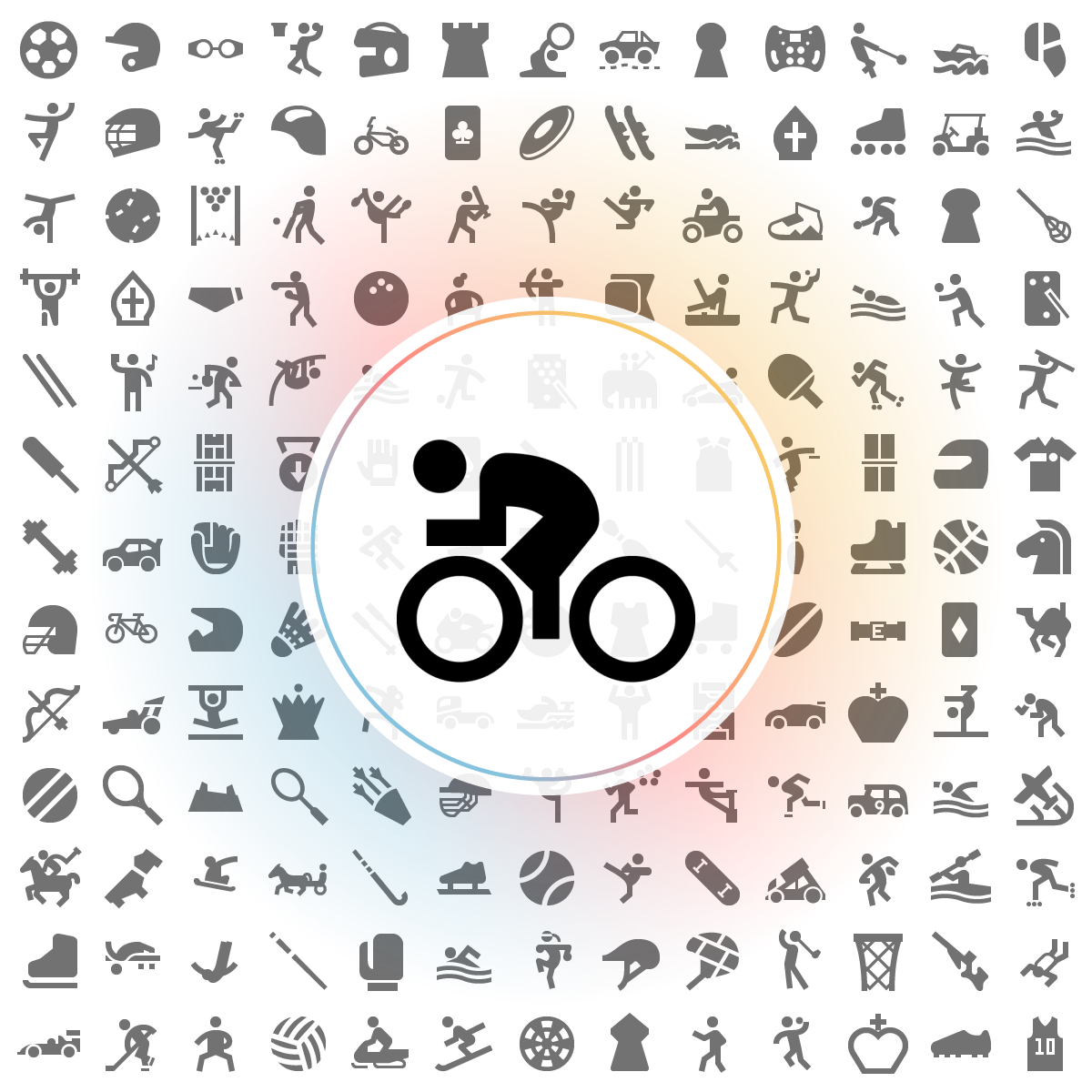 Cycling Icon - Iconshock