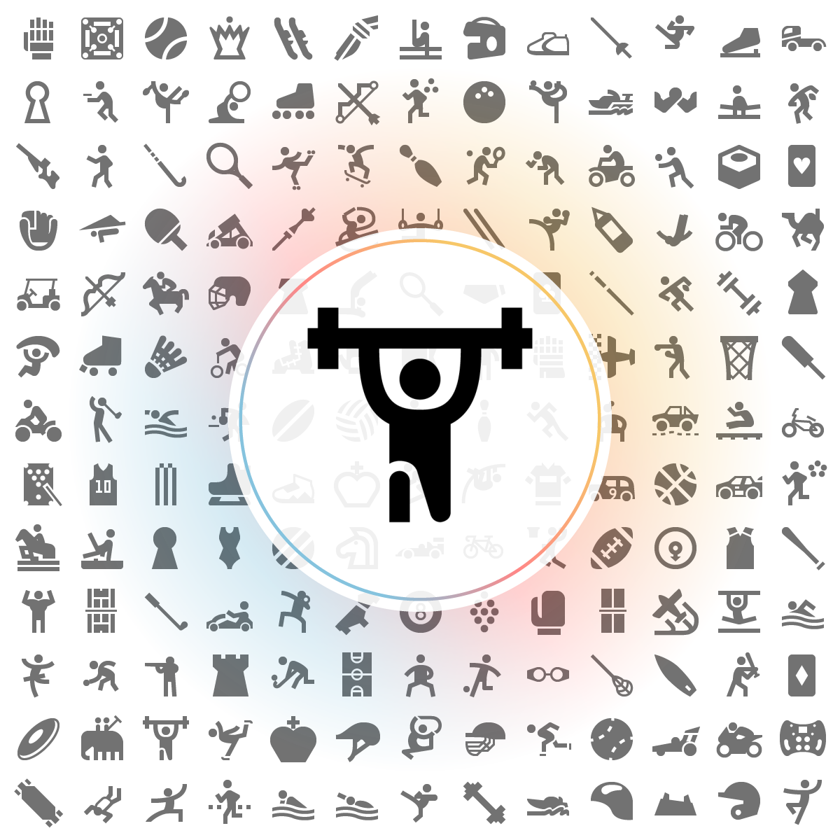 Weightlifting Icon - Iconshock