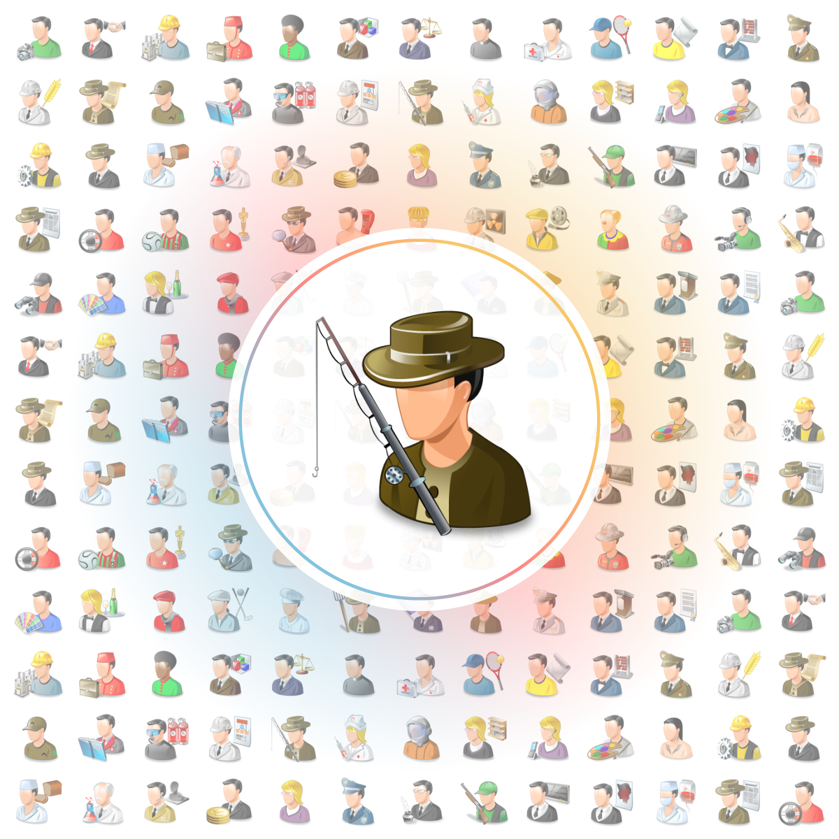 Fisherman Icon - Iconshock