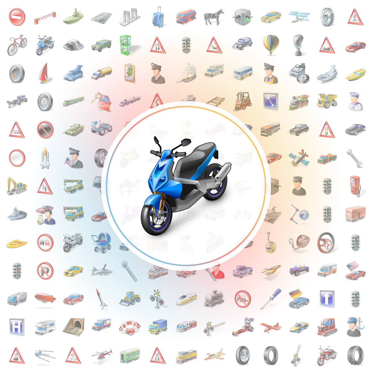 Motorcycle Icon - Iconshock