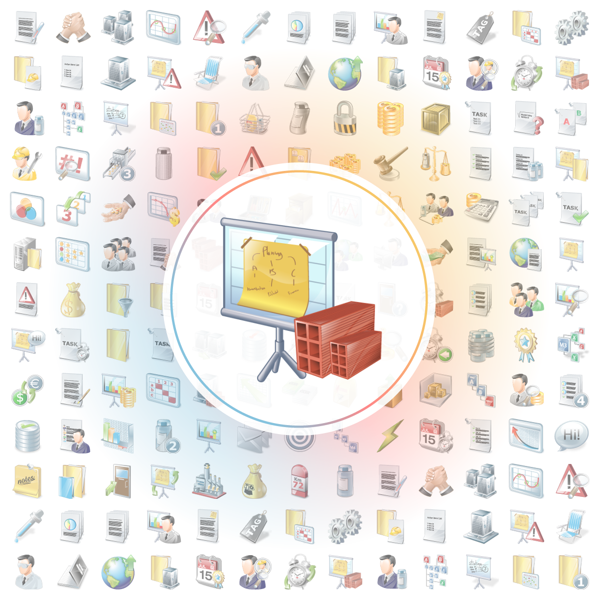 Resources management Icon - Iconshock