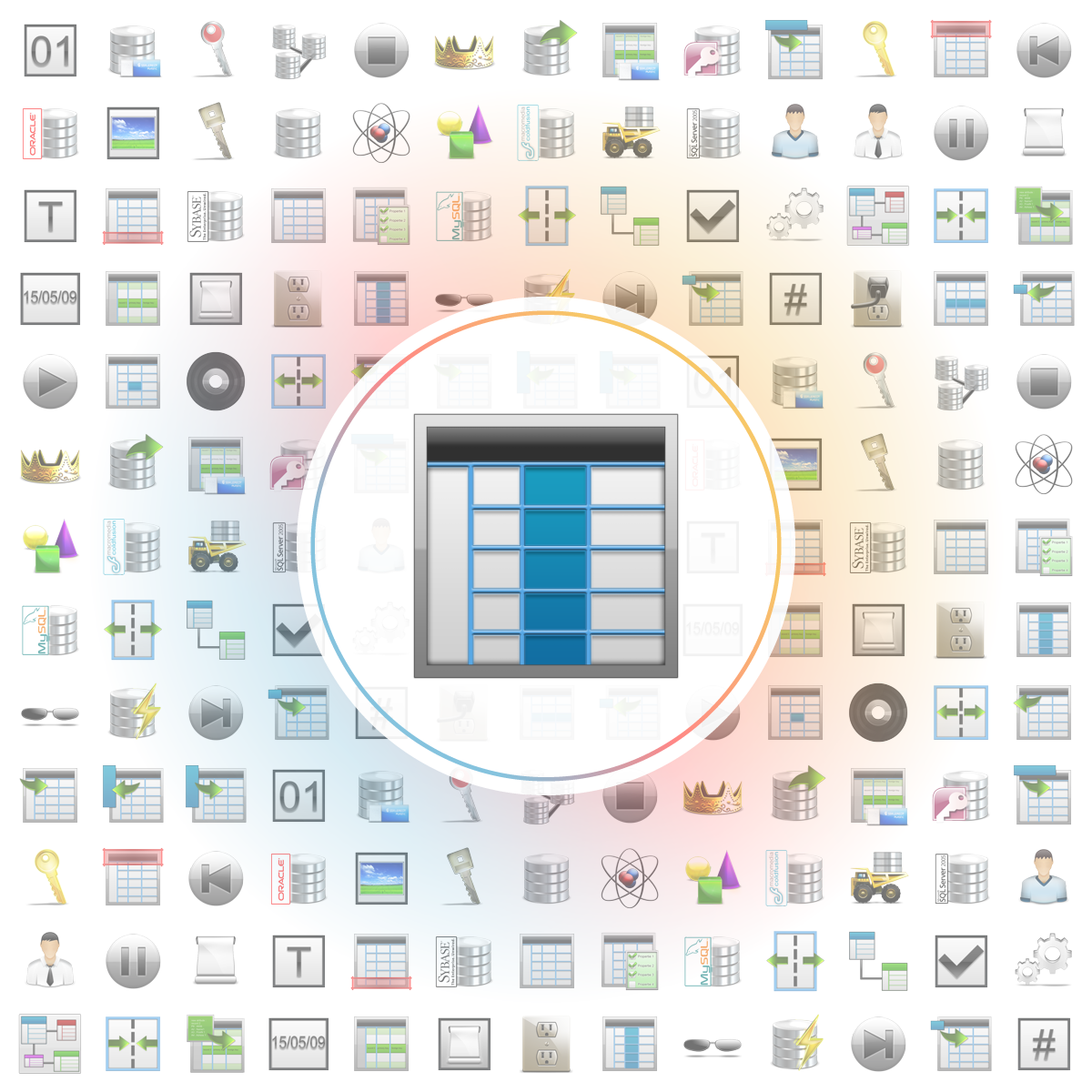 Column Icon - Iconshock