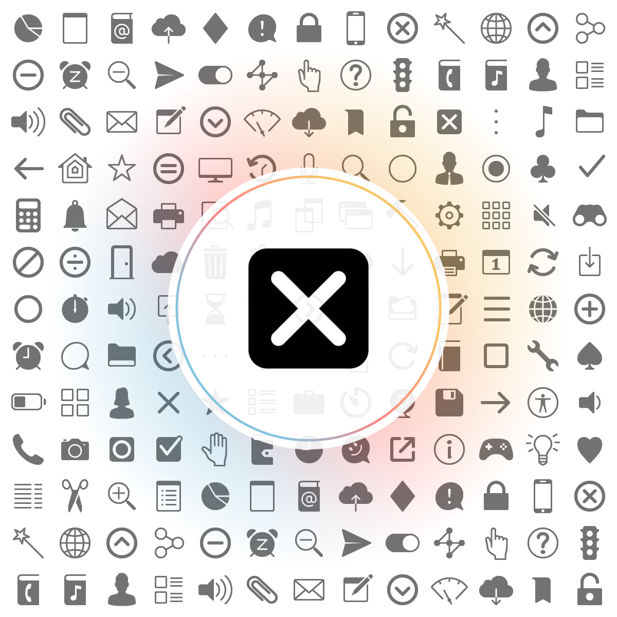 Checkbox cross Icon - Iconshock