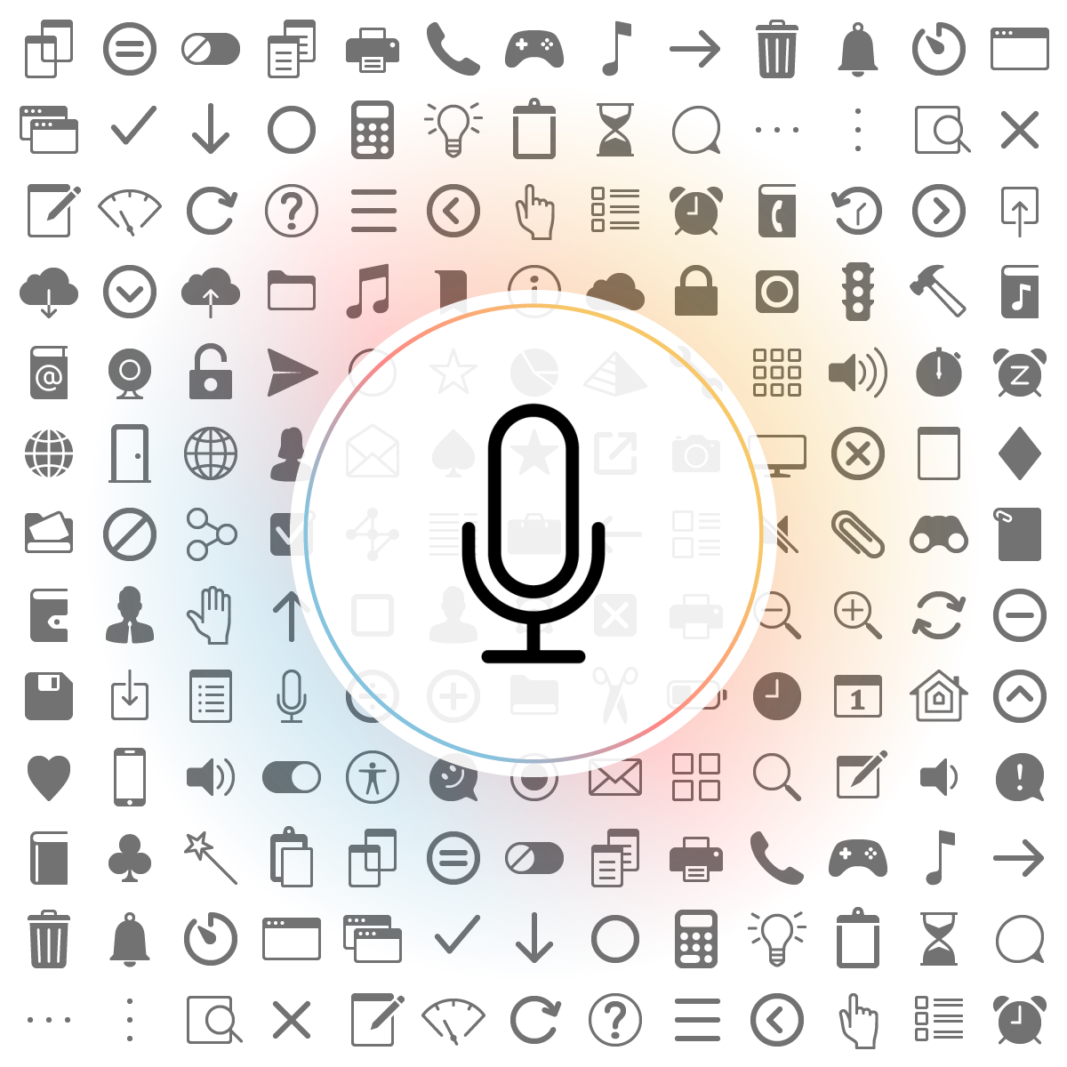 Microphone Icons - Iconshock