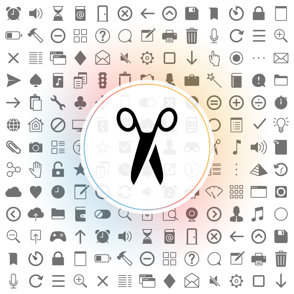 Scissors Icon - Iconshock