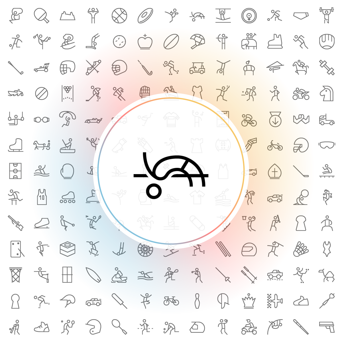 High jump Icons - Iconshock