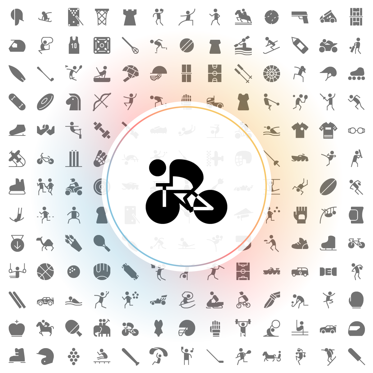 Cycling Icon - Iconshock