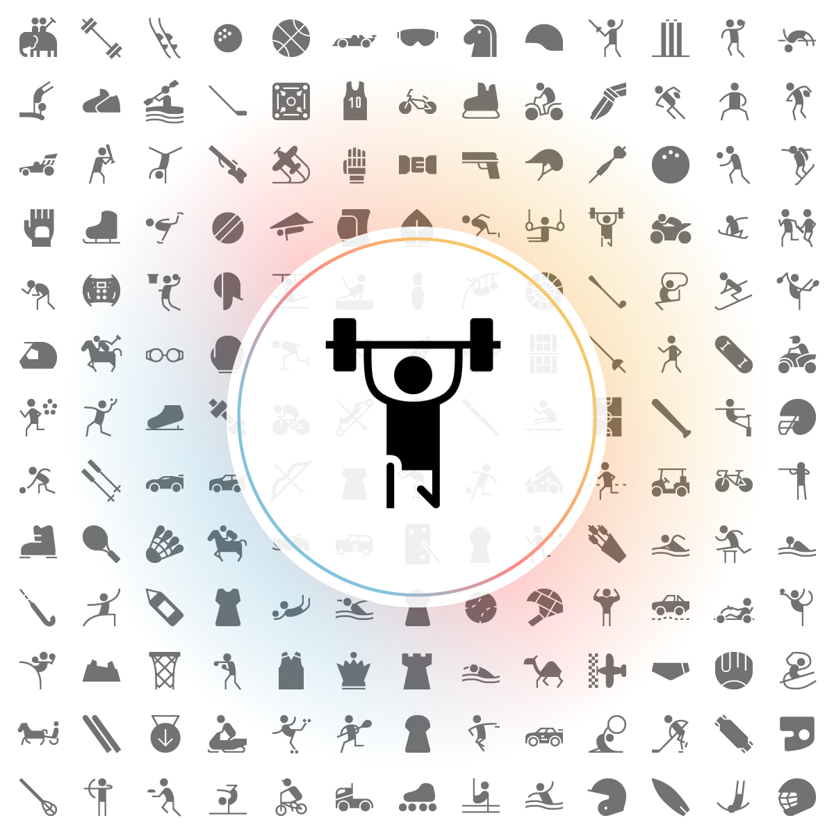 Weightlifting Icon - Iconshock
