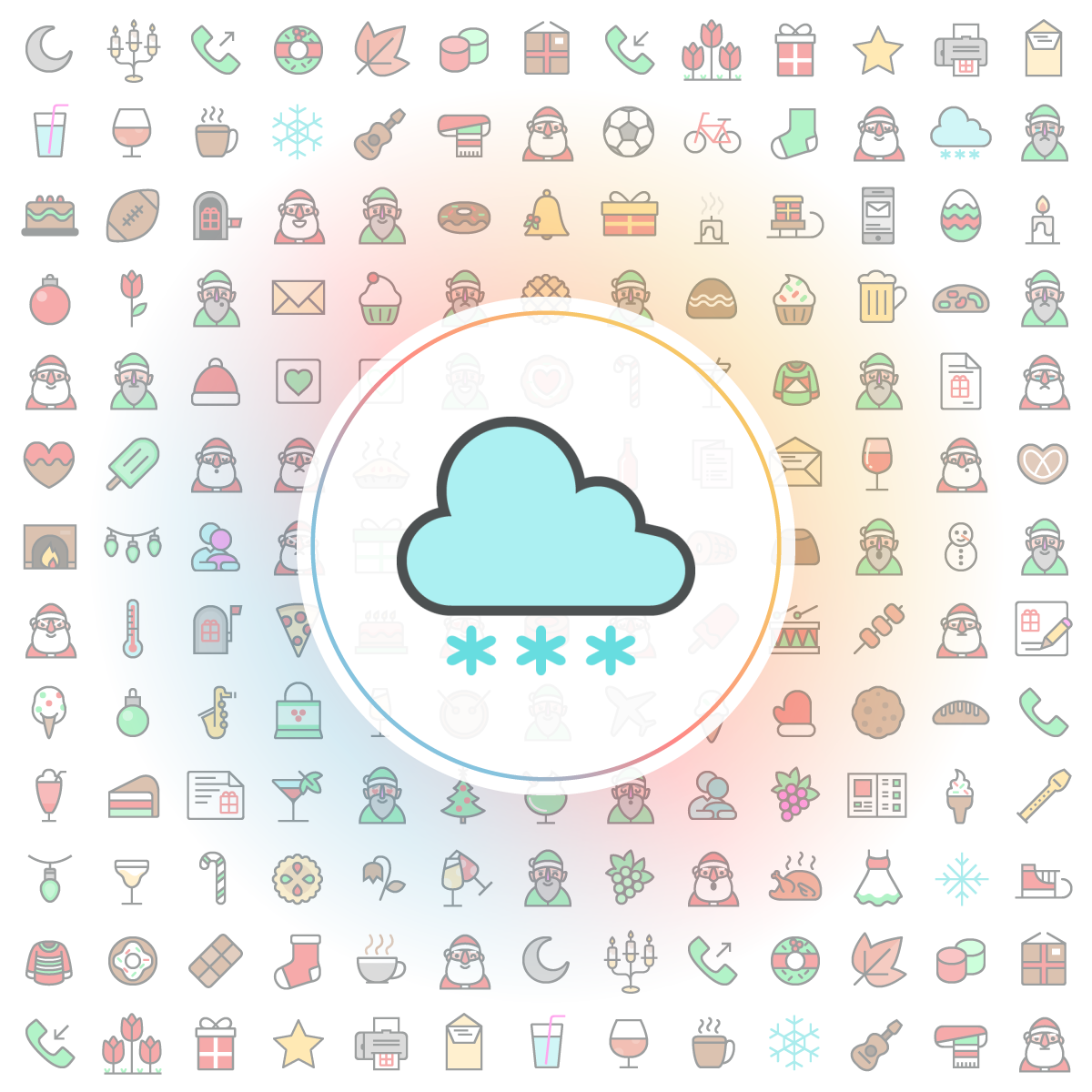 Snow Icon - Iconshock