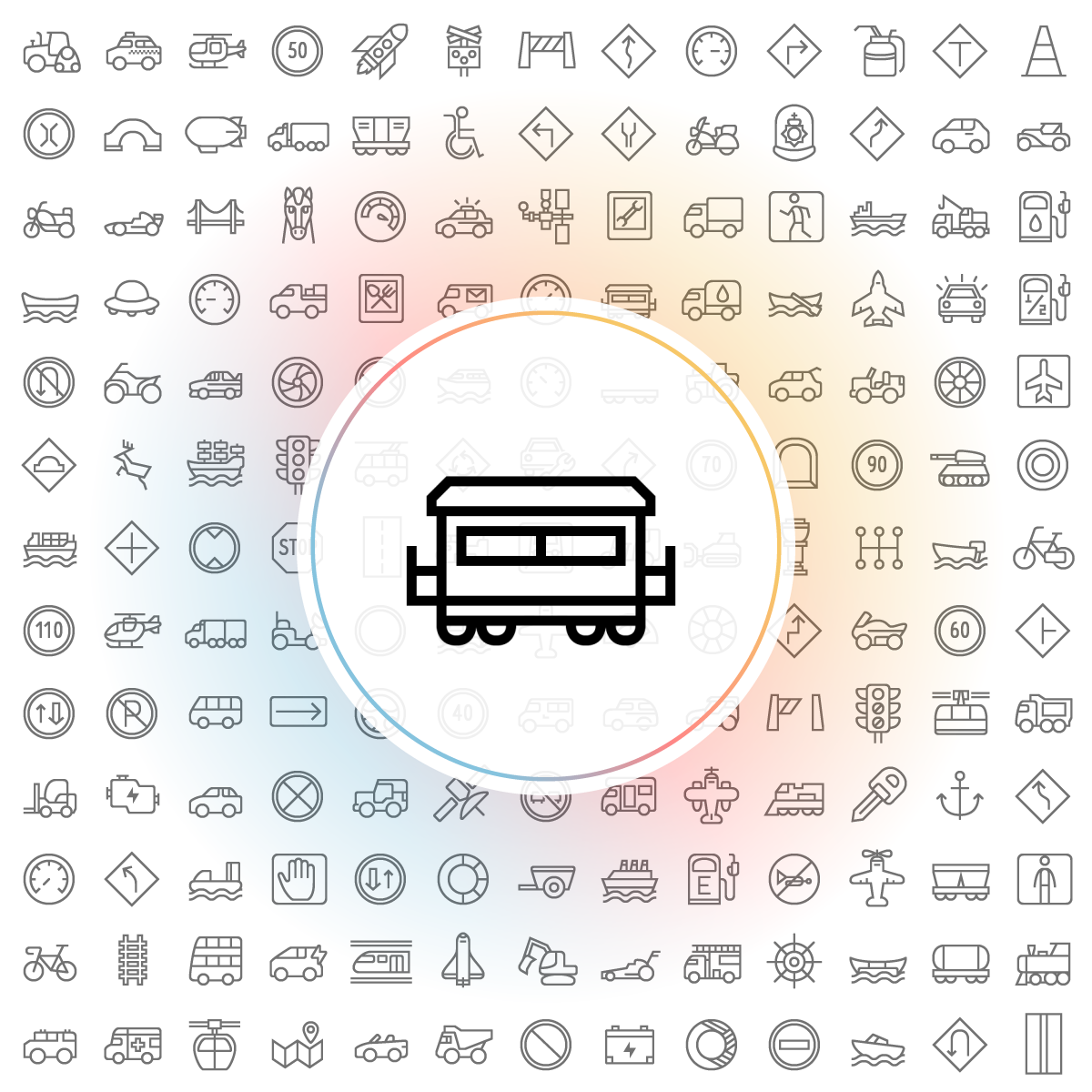 Bus service Icons Iconshock